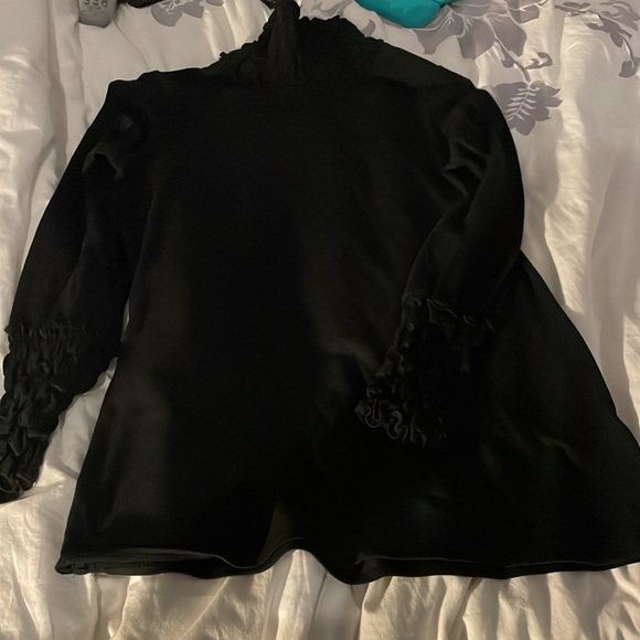 Lundstrom black turtleneck top - Picture 2 of 3